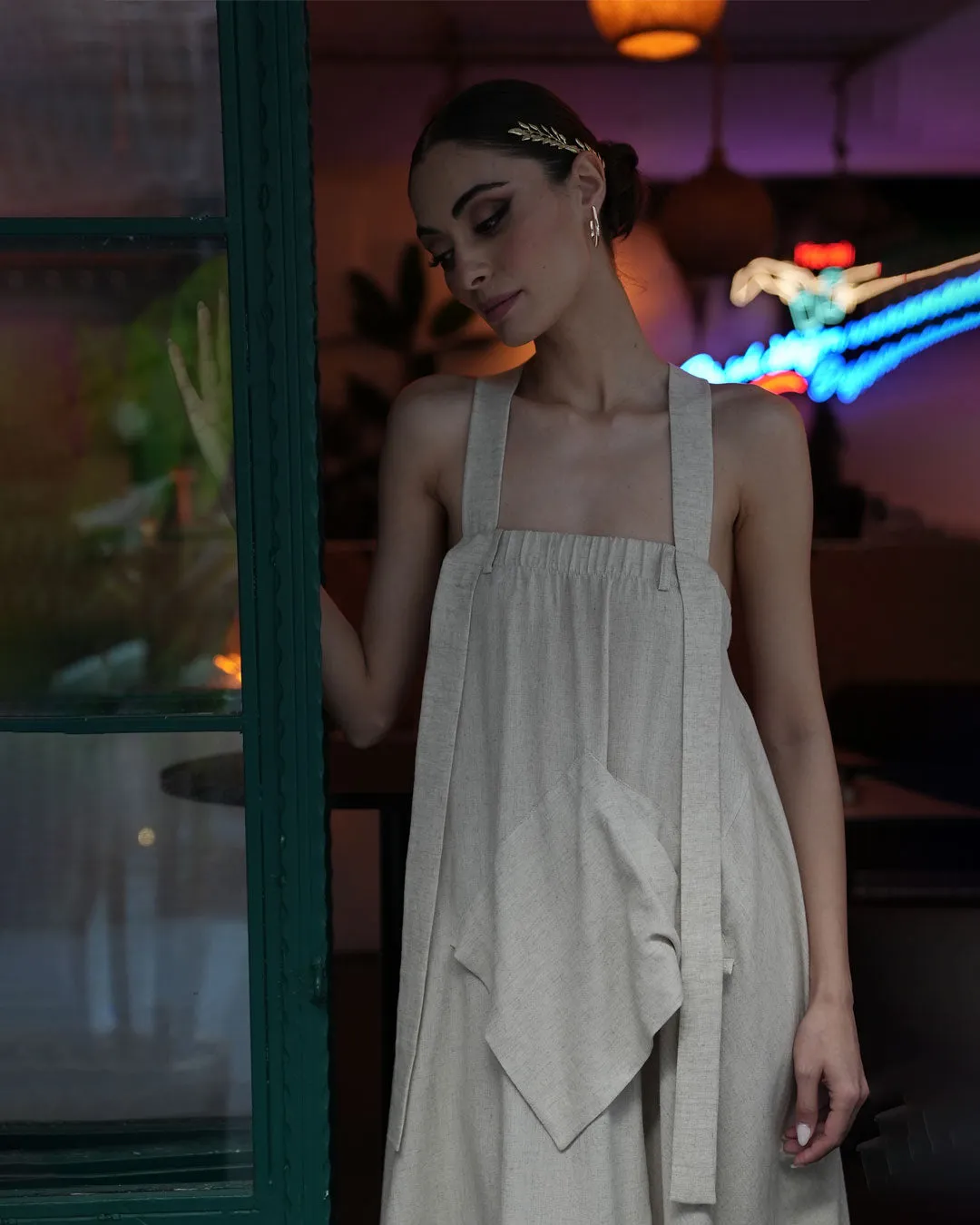 TAYE LINEN DRESS