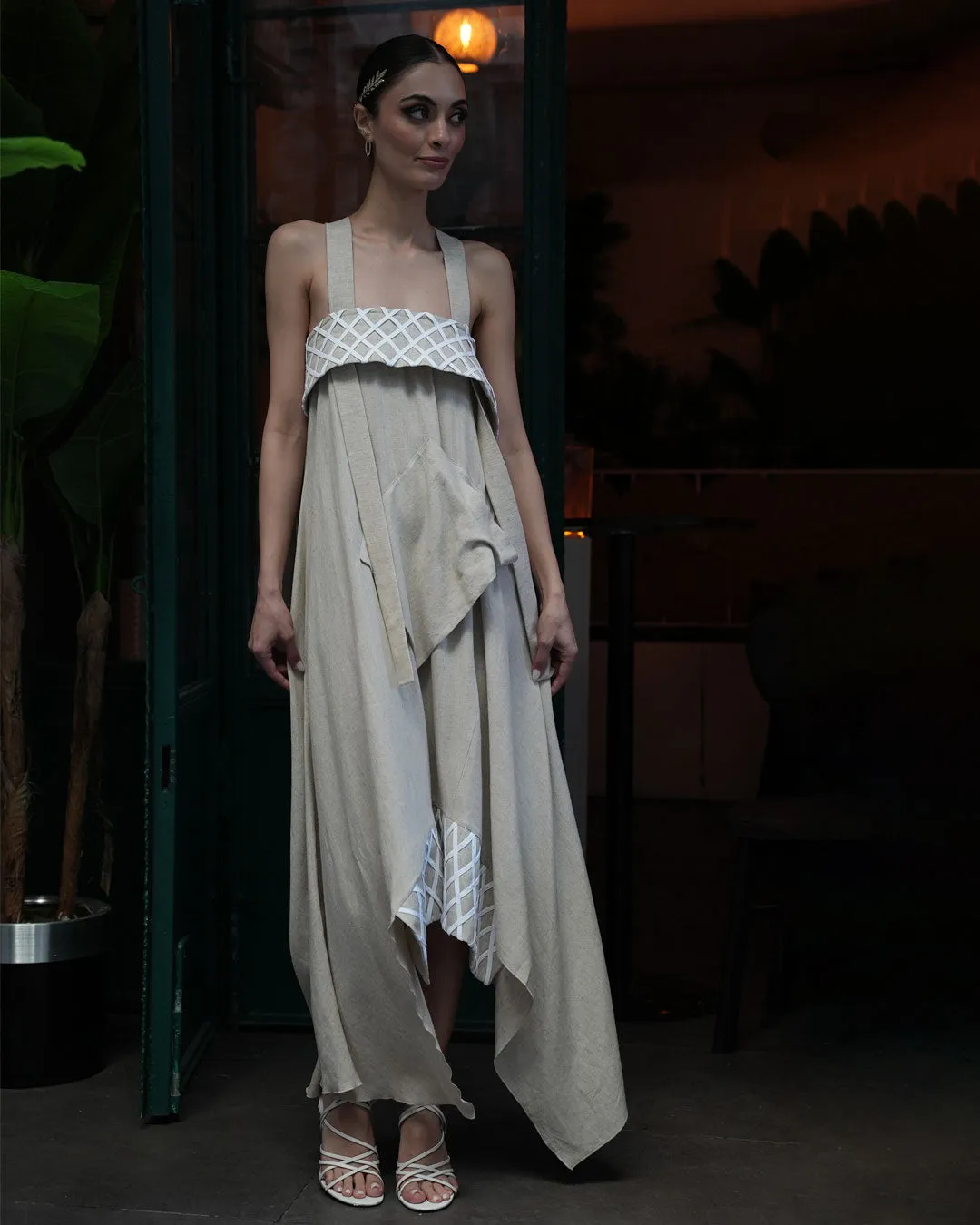 TAYE LINEN DRESS