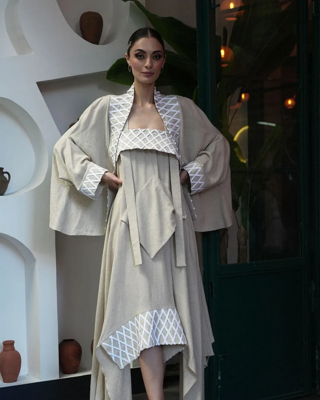 TAYE LINEN DRESS