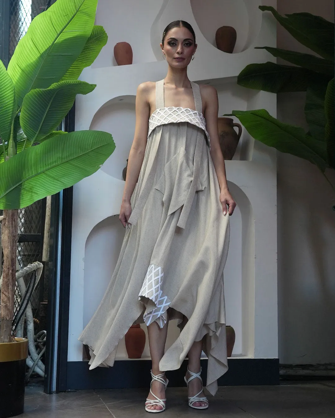 TAYE LINEN DRESS