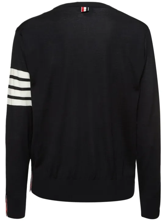 Thom Browne   Wool crewneck sweater 
