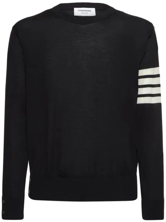Thom Browne   Wool crewneck sweater 