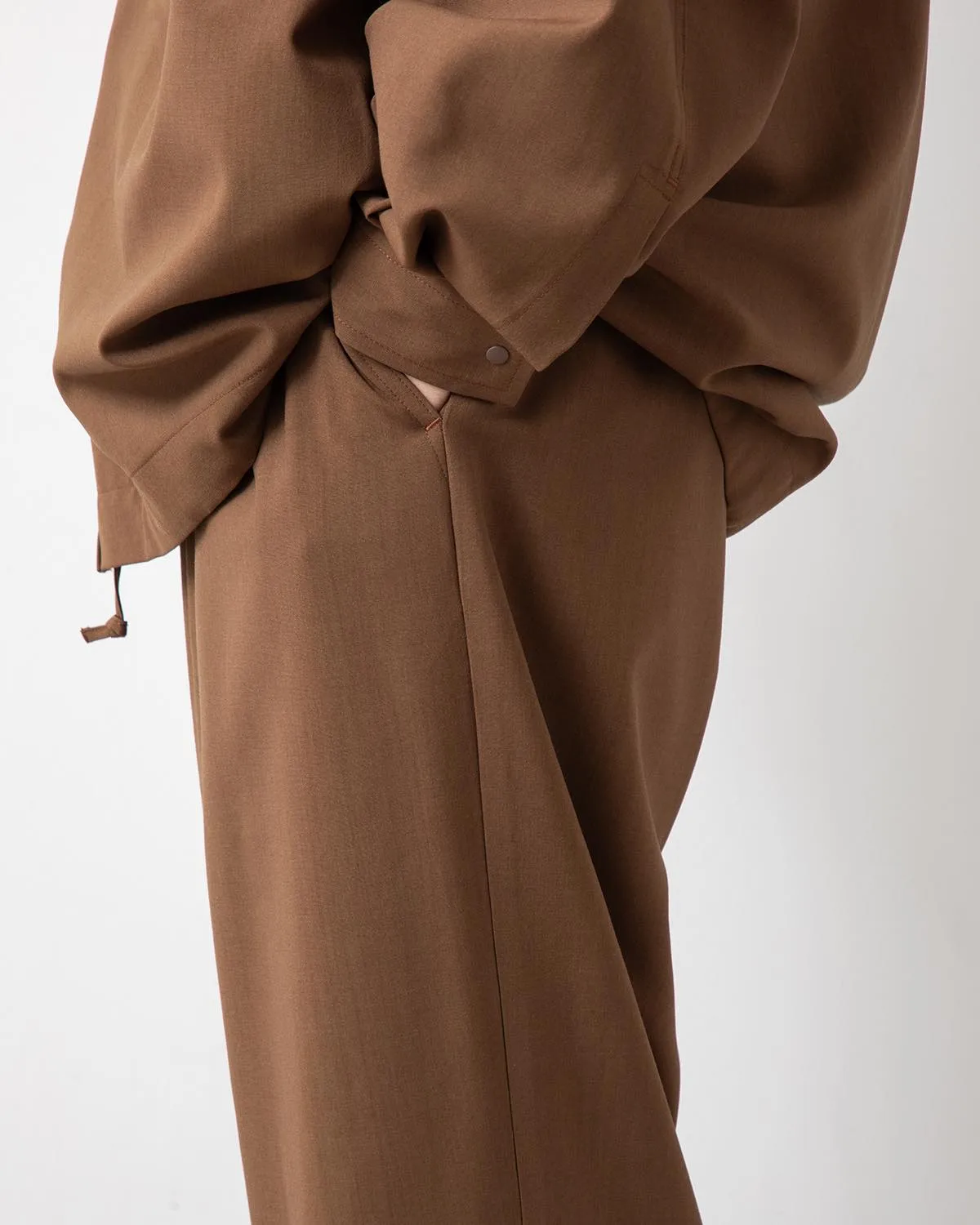 TROPICAL WOOL TRACK PANTS
