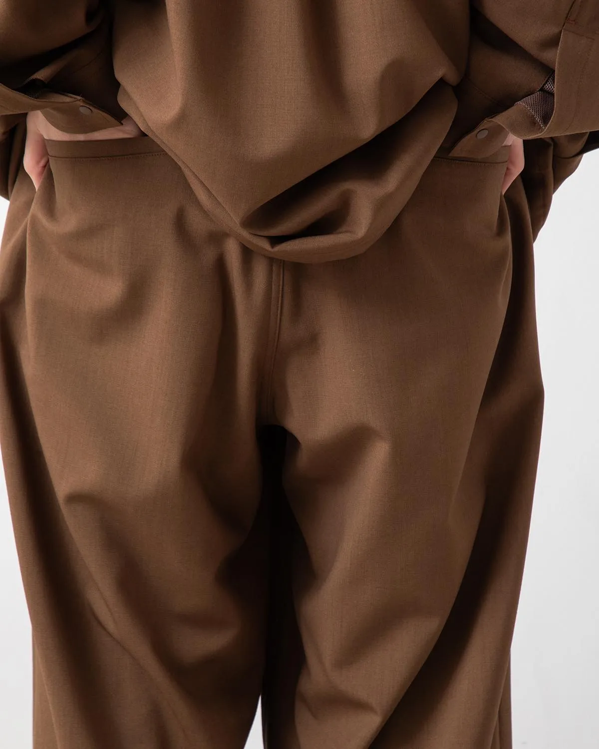 TROPICAL WOOL TRACK PANTS