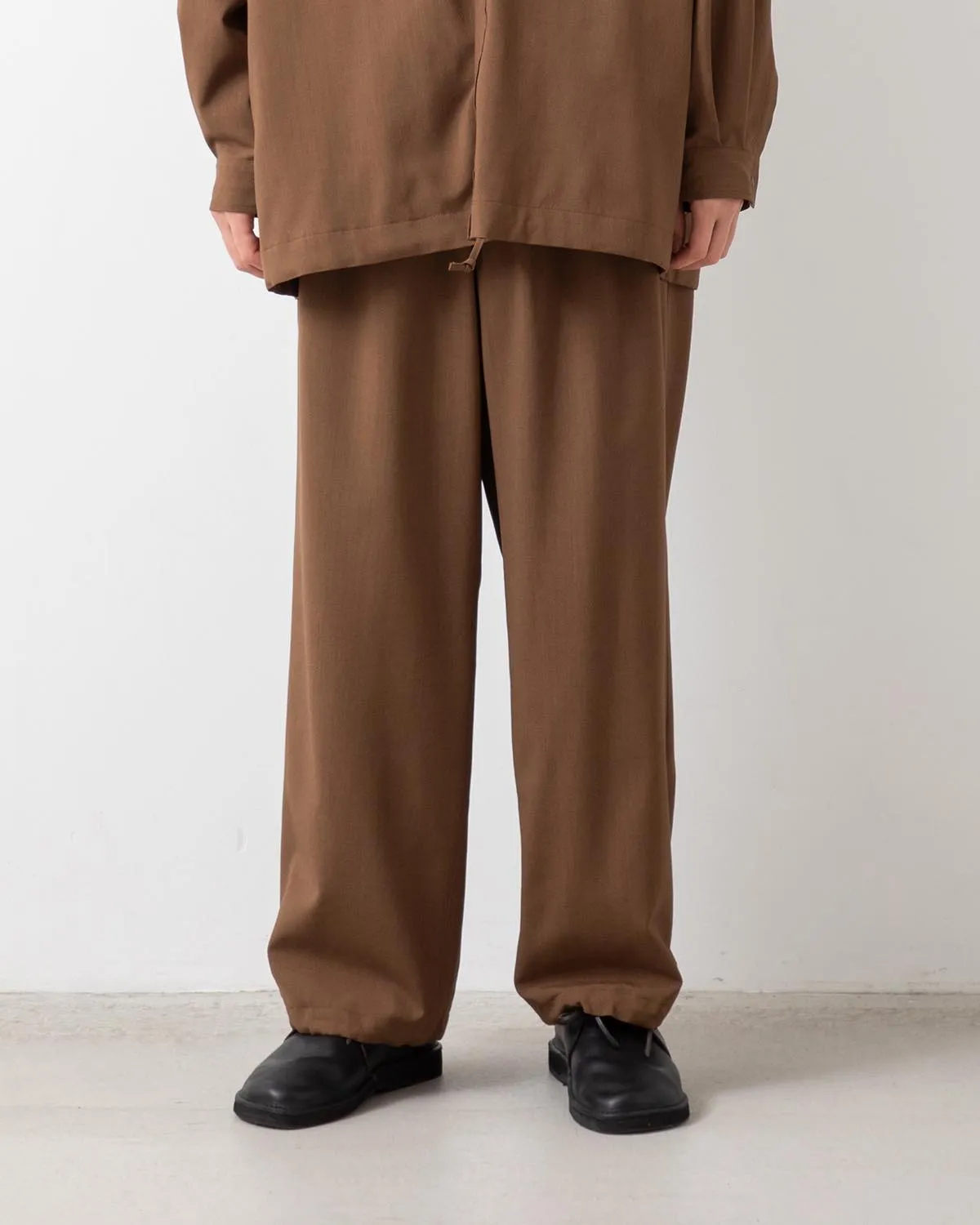TROPICAL WOOL TRACK PANTS