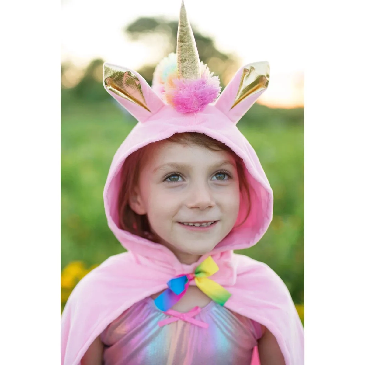 unicorn cape pink size 5-6