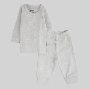Unisex Grey Thermal Underwear Set